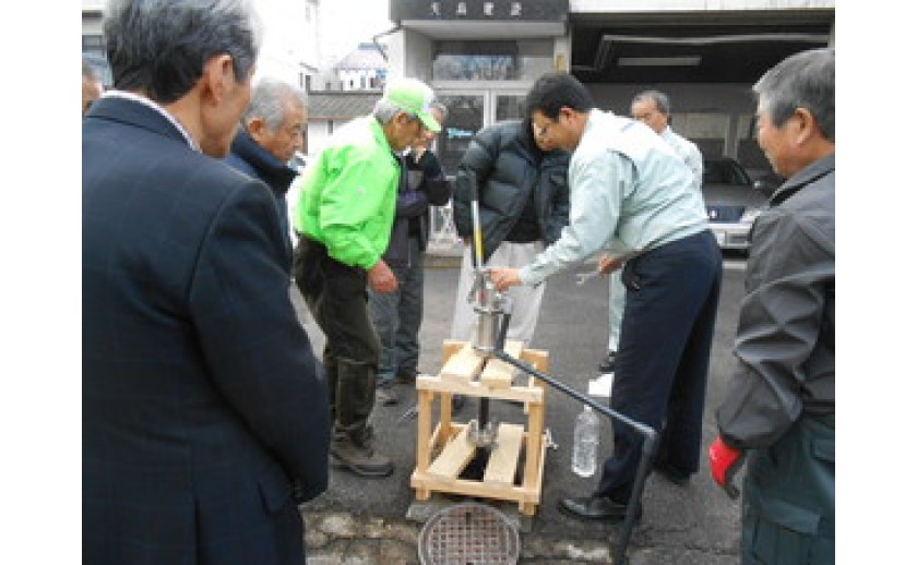 地元自治会の方々に向けての防災対策説明会