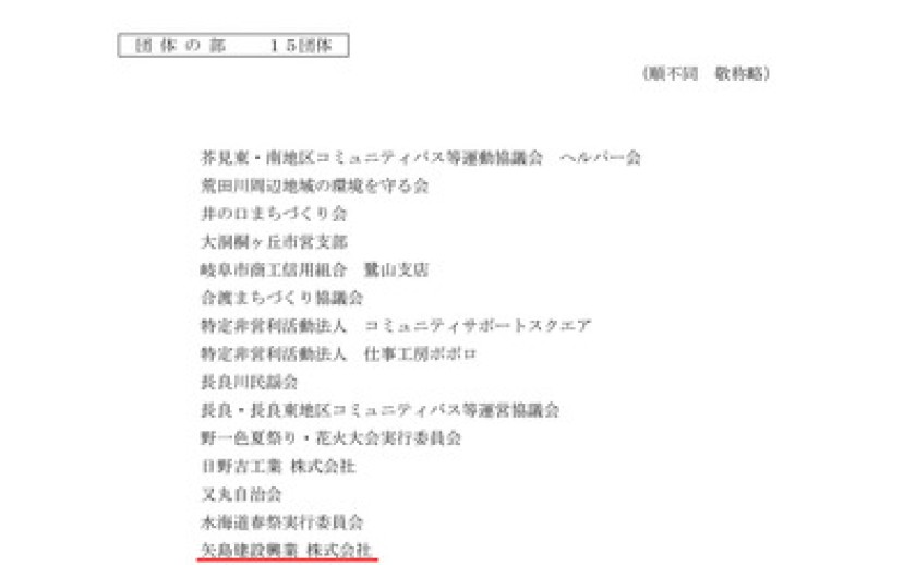 市民参画賞を受賞しました!