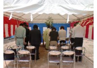 M様邸 住宅新築工事の地鎮祭を執り行いました。