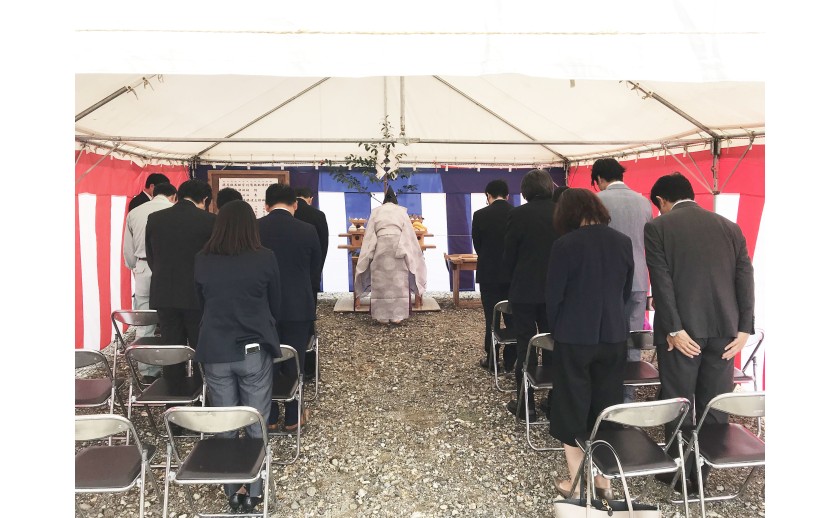 かさはら歯科クリニック様 地鎮祭を執り行いました。