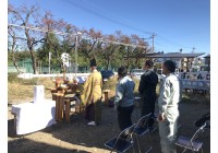 三建塗装工業(株)様　地鎮祭を執り行いました。